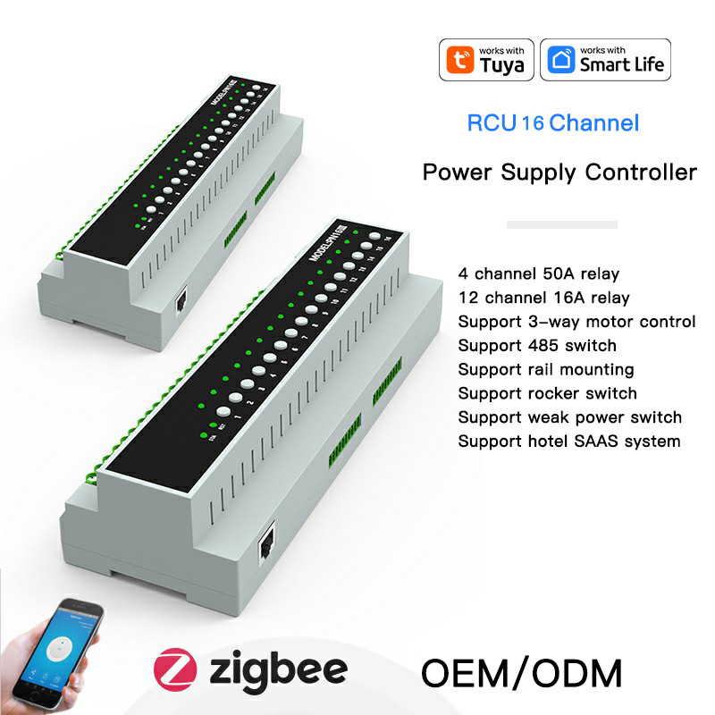 Smart Relay Tuya - Pengontrol Catu Daya Relay 16 Saluran