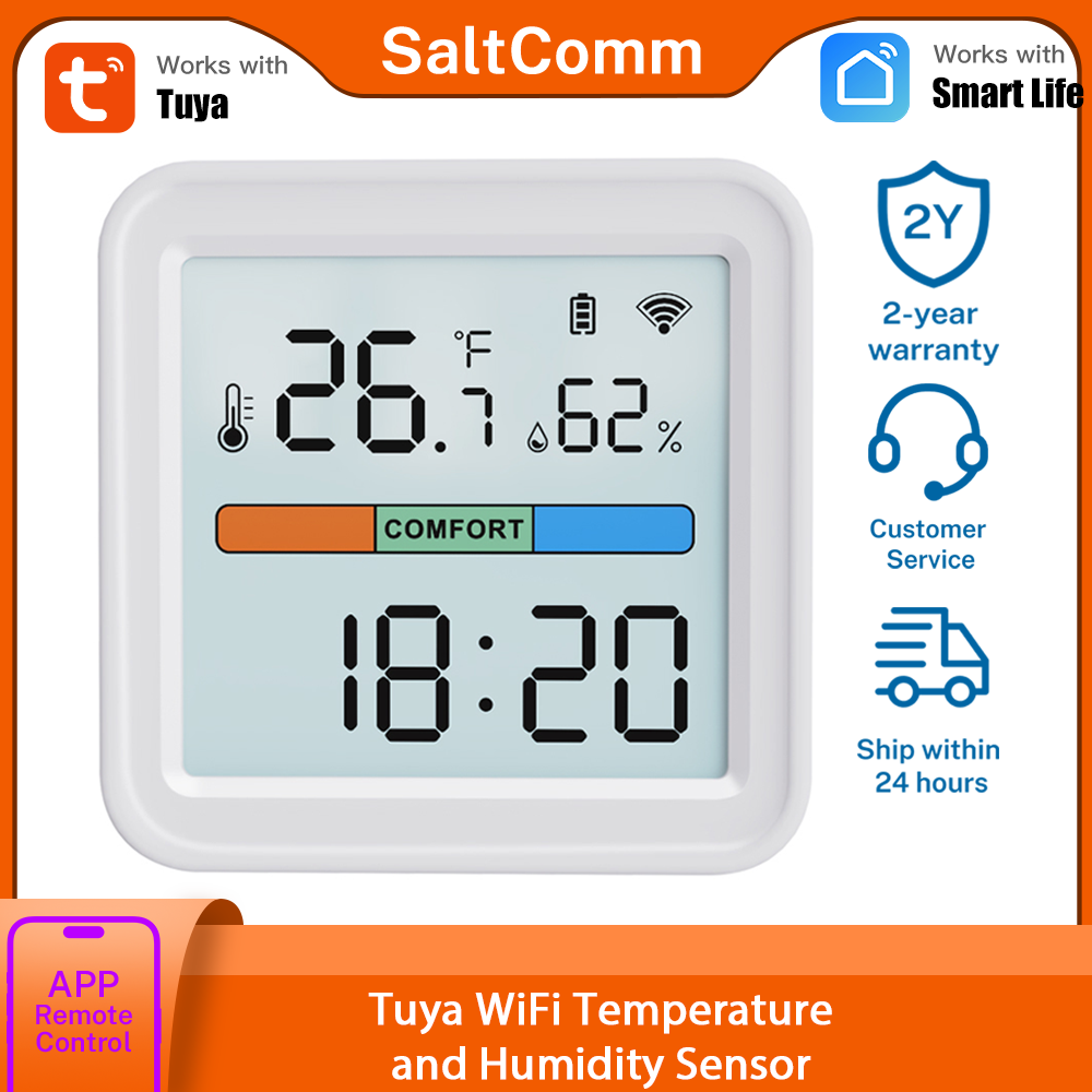 Home Assistant Tuya - Tuya Sensor Suhu dan Kelembapan WiFi