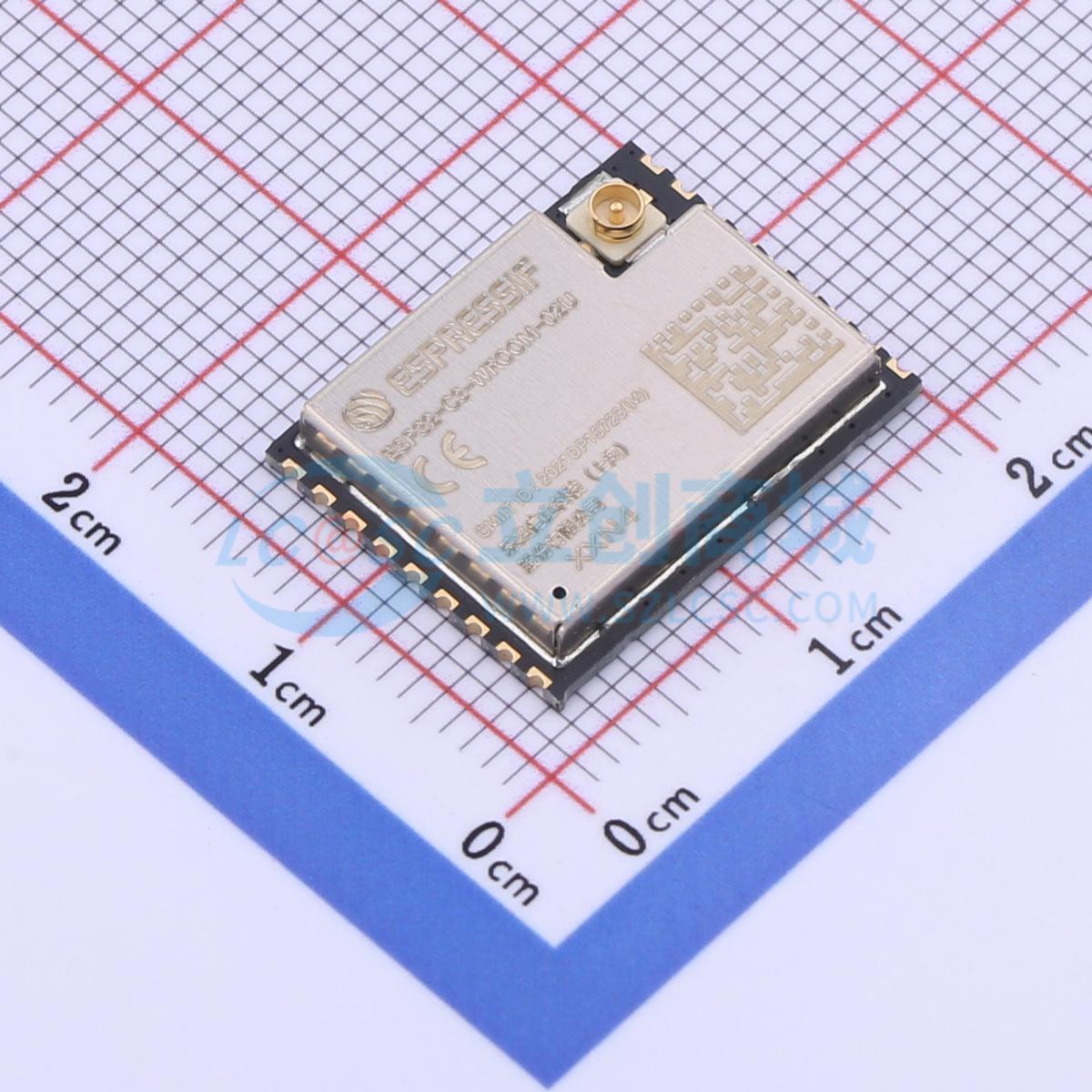 Smart Home Module Iot - 5 Buah ESP32-C3-WROOM-02U-N4 SMD-19P ESP32-C3 Bluetooth5.0