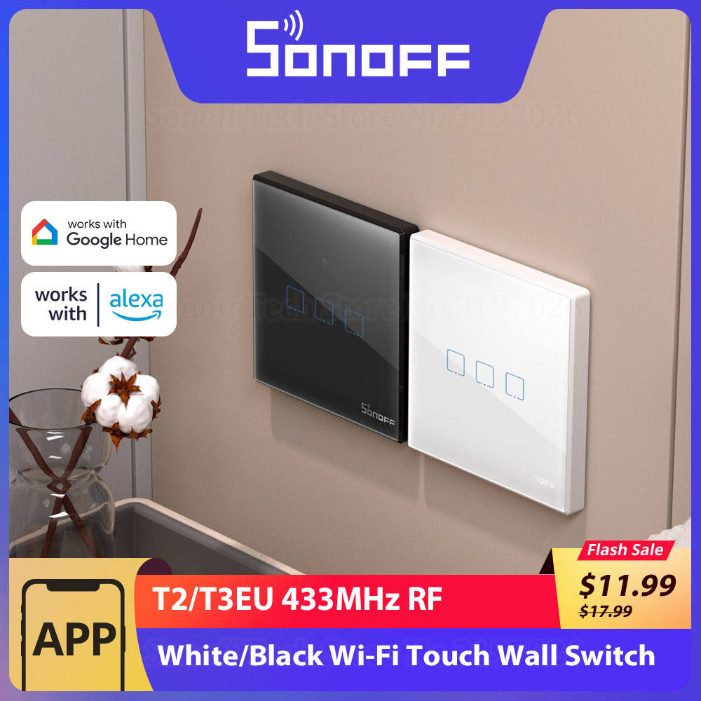 Sonoff Basic - SONOFF kontrol suara Remote Control T2/T3EU