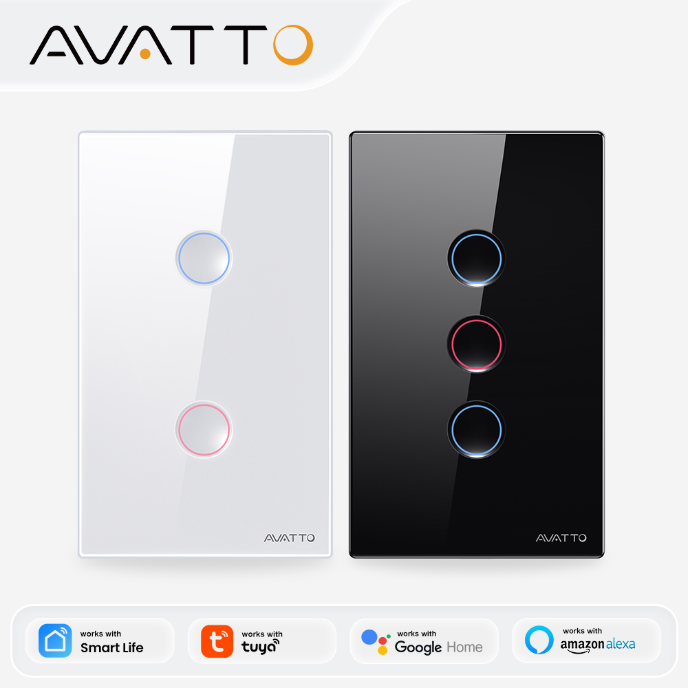 Smart Relay Tuya - AVATTO 1/2/3/4 Gang ZigBee Saklar Lampu