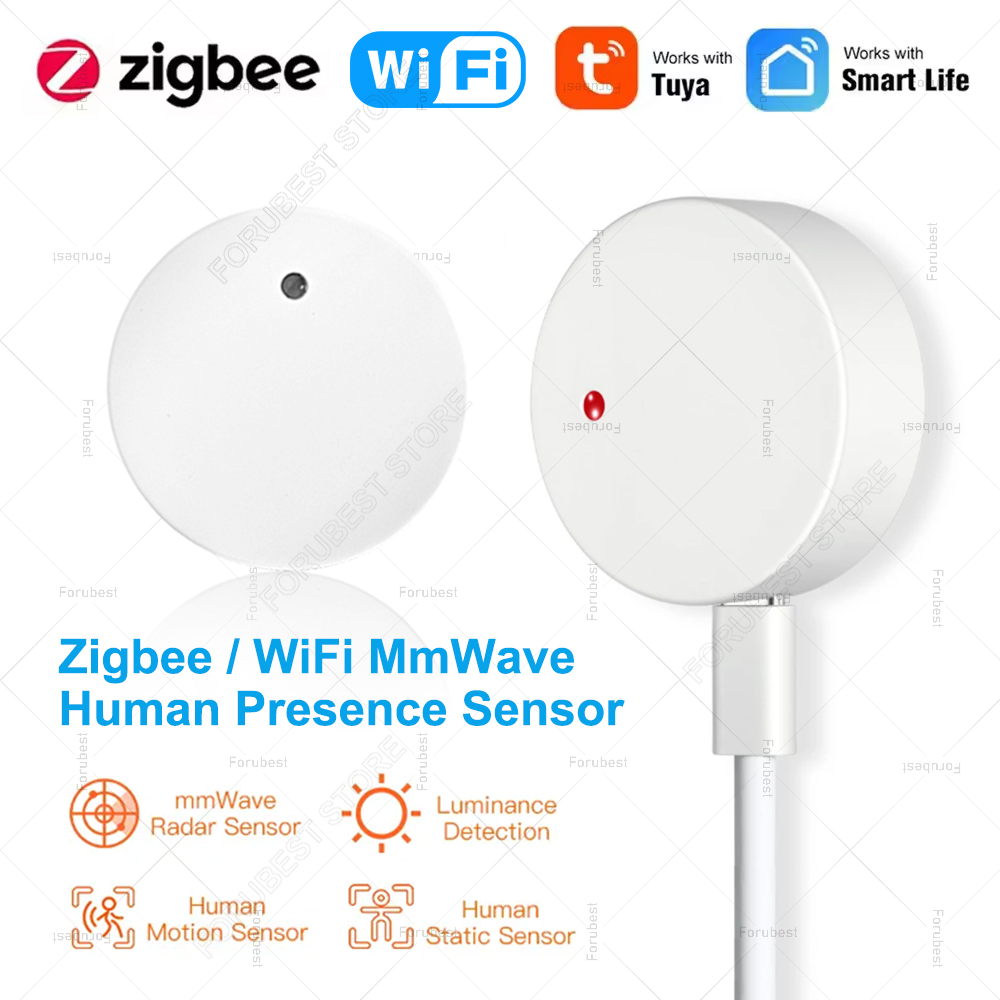 Home Assistant Tuya - ZigBee Wifi MmWave Sensor Gerak Kehadiran