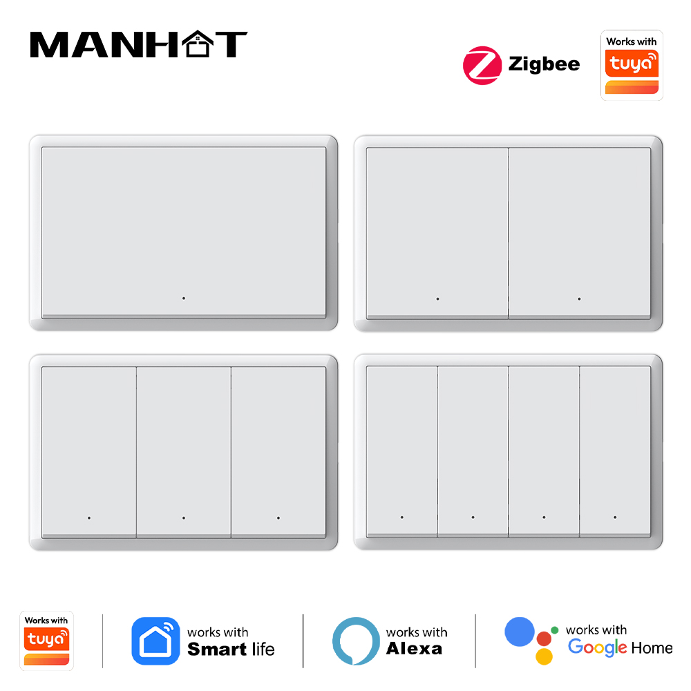 Sakelar Zigbee Pintar Manhot T - Smart Relay Tuya ulasan dan harga