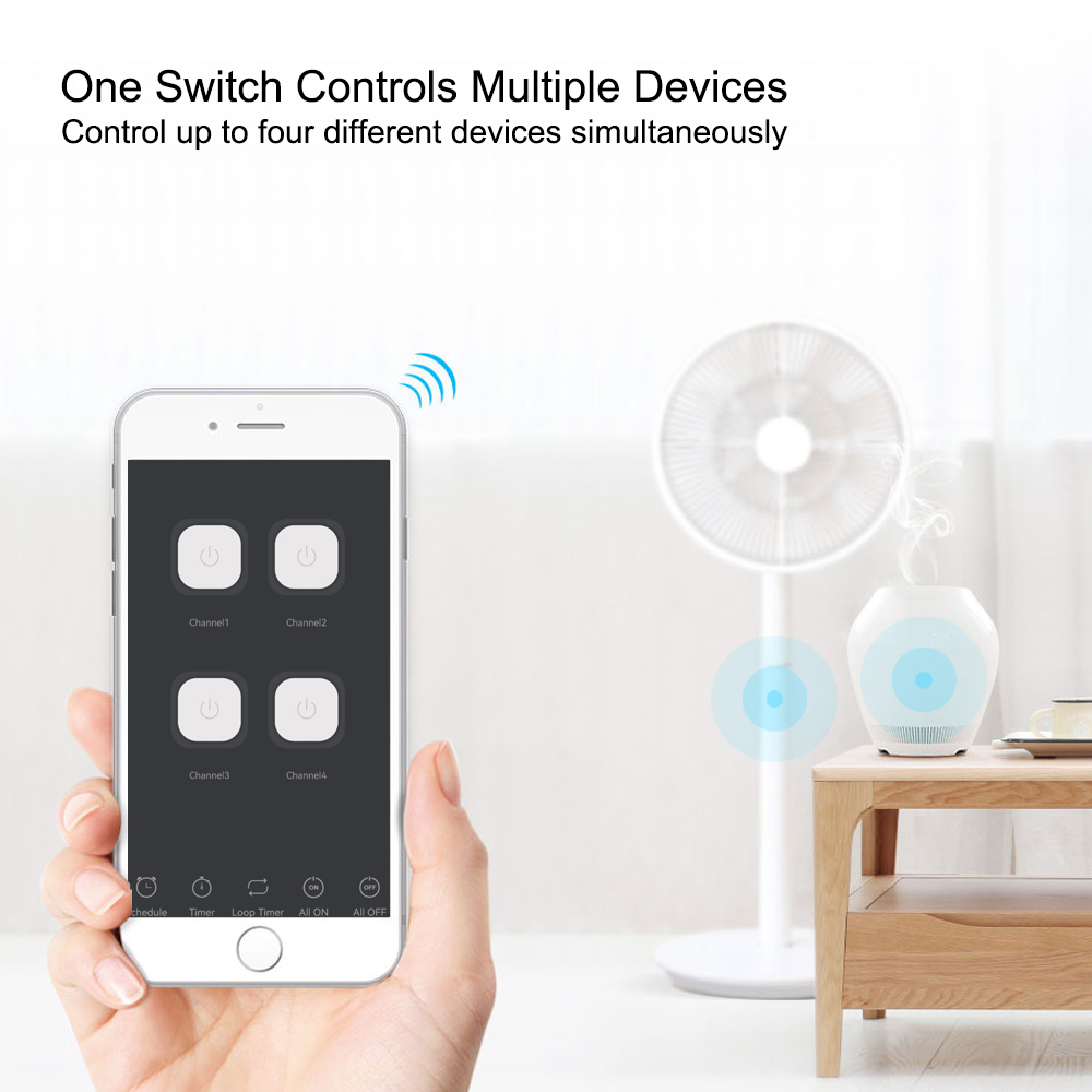Modul Relay Smart Tuya Switch  - Tuya 4 Channel ulasan dan harga