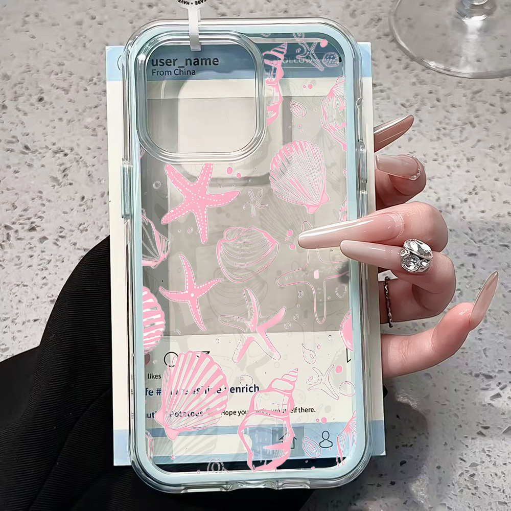 Casing HP Transparan Motif Ker - Shelly ulasan dan harga