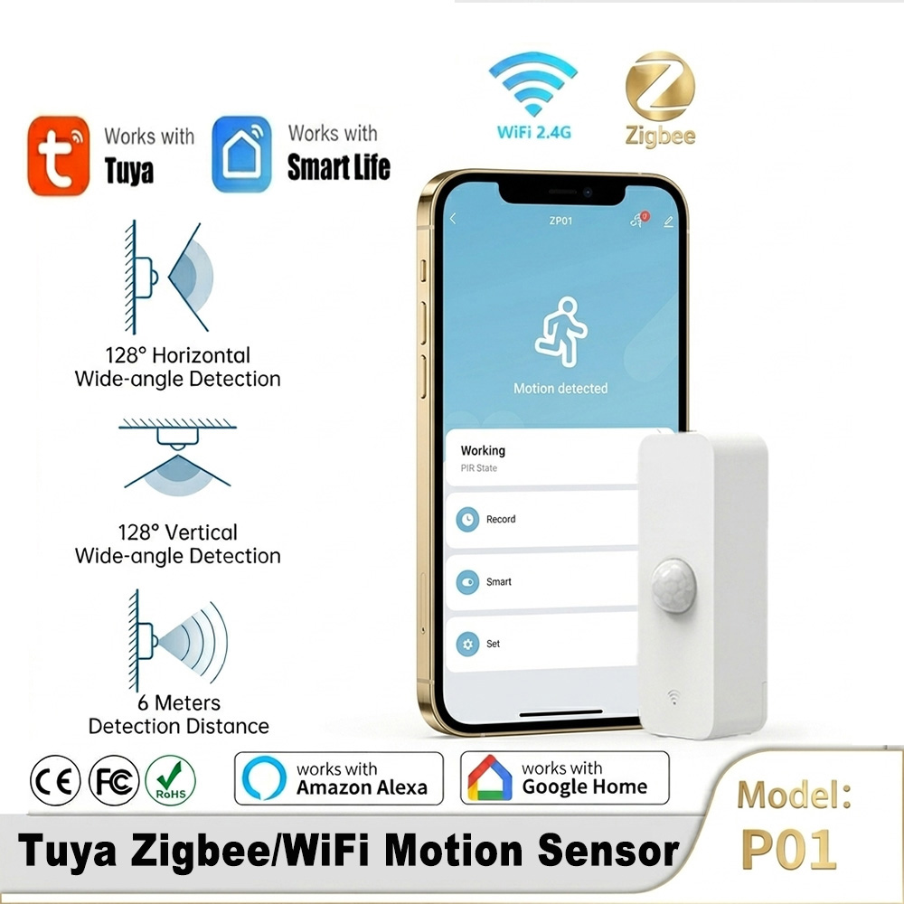 Sensor Gerak PIR Cerdas WiFi Z - Home Assistant Tuya ulasan dan harga