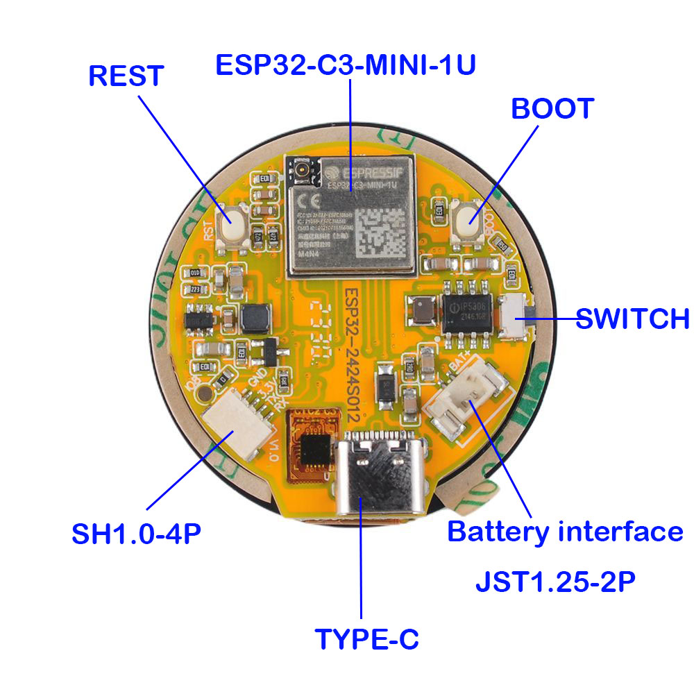 ESP32 Display 1.28 Inci ESP32- - Smart Home Module Iot ulasan dan harga