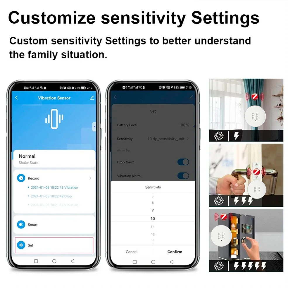 Tuya ZigBee Sensor Getaran & K - Home Assistant Tuya ulasan dan harga