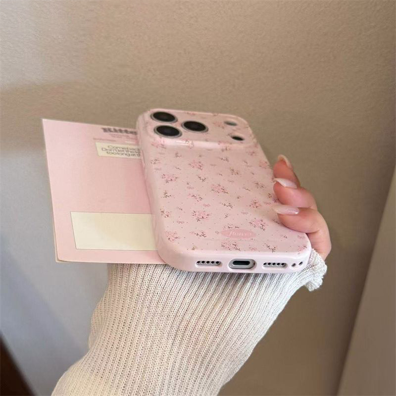 Casing HP insWind pink floral  - Shelly ulasan dan harga