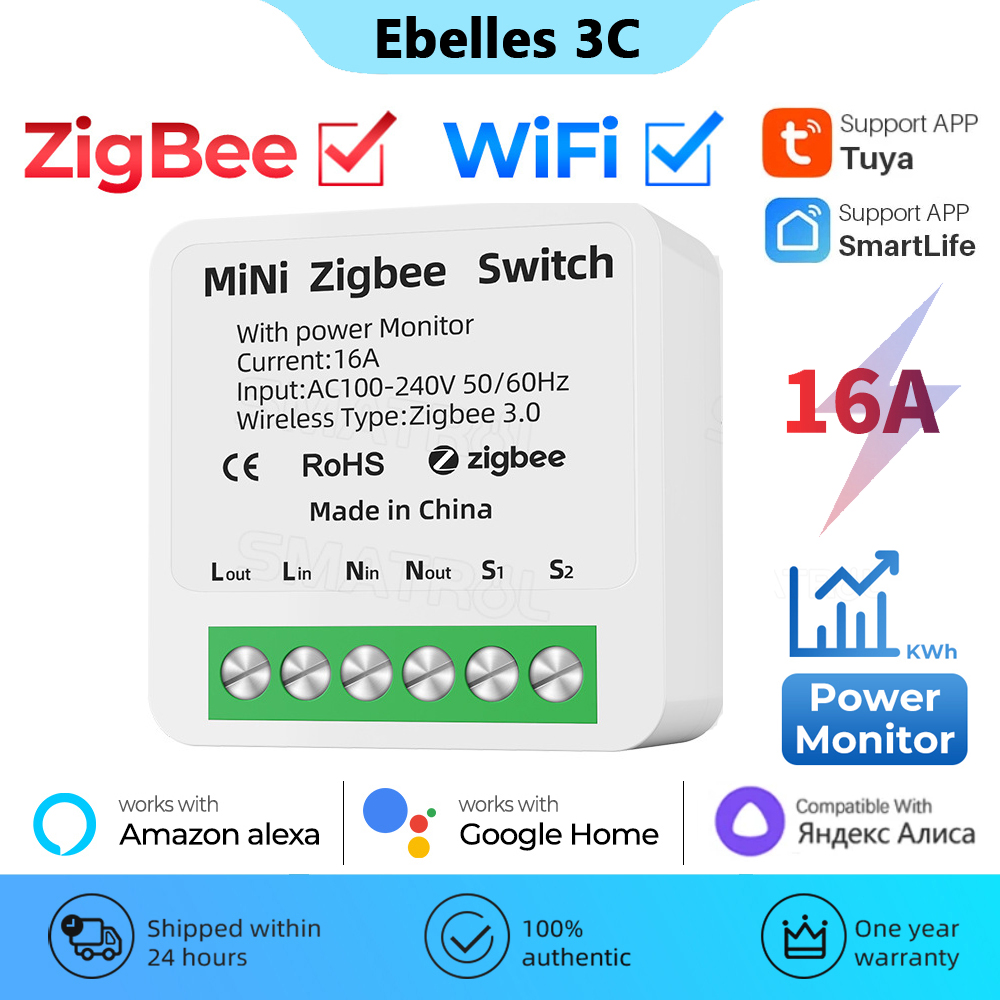 Zigbee tuya saklar pintar WiFi - Sonoff Basic ulasan dan harga