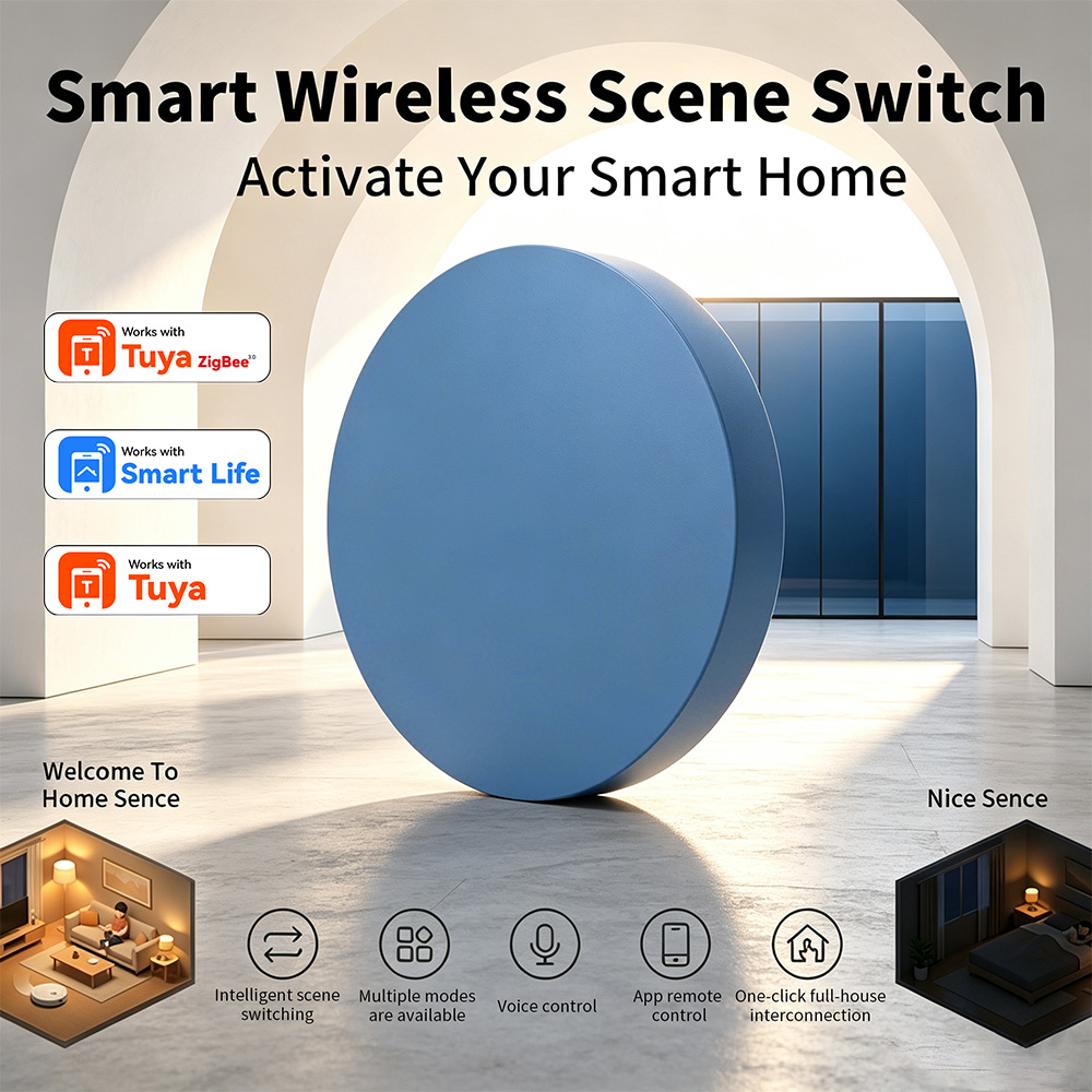 Tombol Pintar Zigbee untuk Pen - Home Assistant Tuya ulasan dan harga